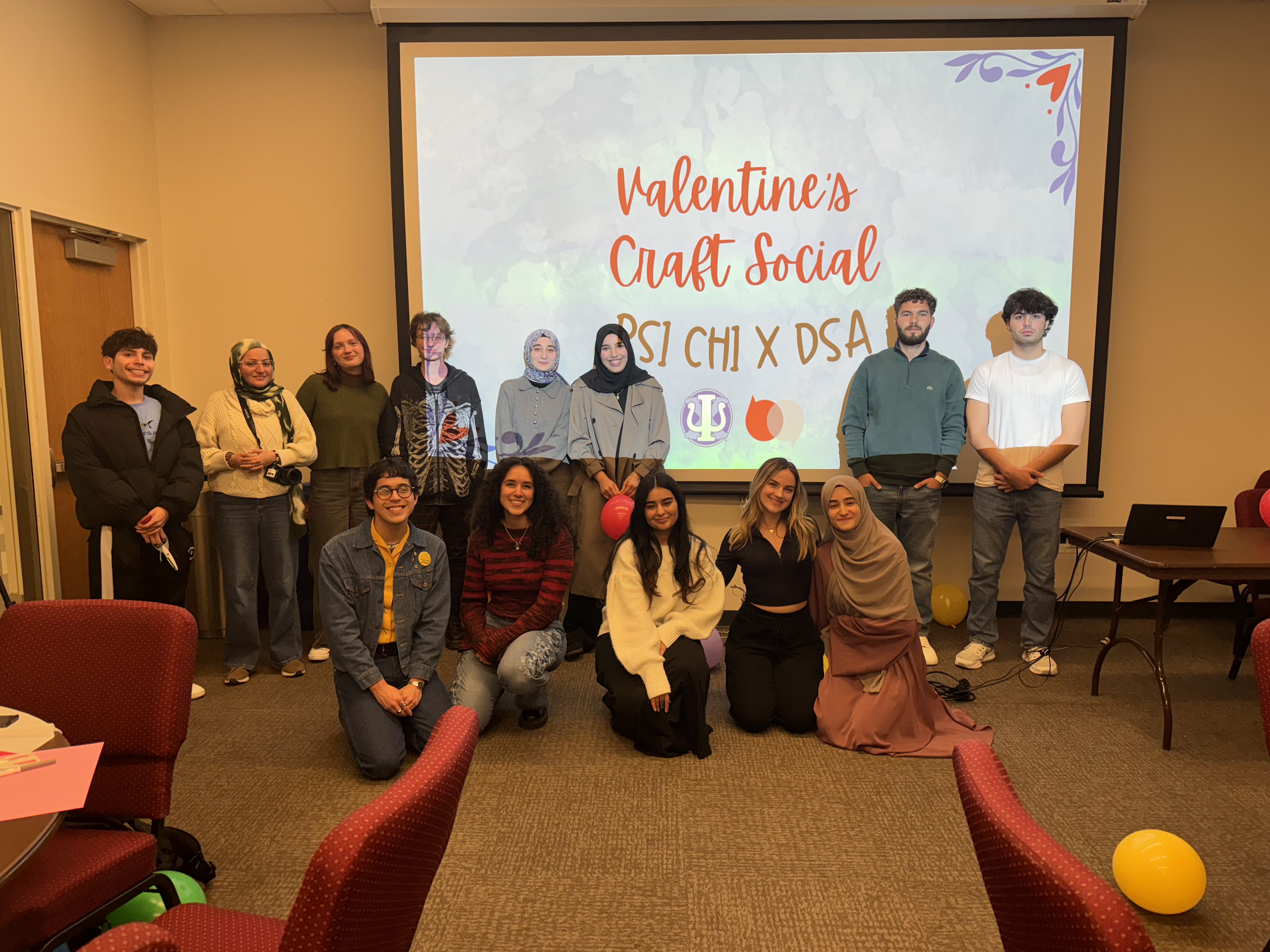 DSA members having fun